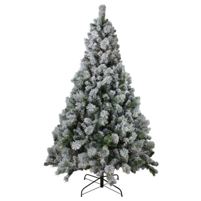 Arbre de Noël artificiel épinette enneigé 7,5 pi Somerset