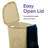 Jaliyah Plastic Laundry Hamper with Handles-1692652708