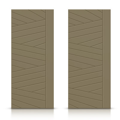 Portes de placard coulissantes à panneaux en bois manufacturé