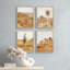 «Desert Tree Field», impression encadrée sur papier 4 pièces-97782163-97782167