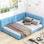 Lit tapissier grand, bleu avec - lit de grande taille de construction moderne, matériaux-1332881308-1332881305