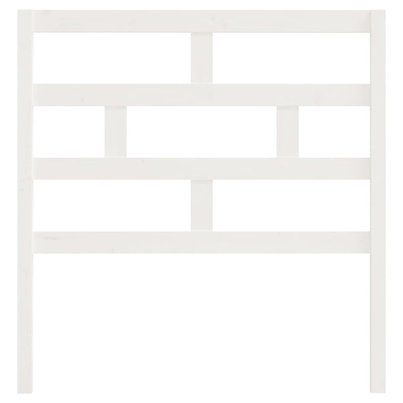Macintyre Solid Wood Headboard, White, 96 x 100 cm