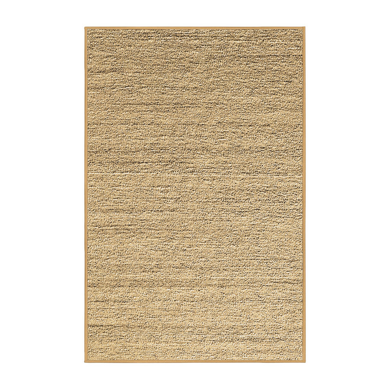 Tapis brun lavable à la machine de style Mid-Century moderne 415, Rectangle 7 pi x 10 pi