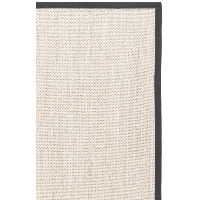 Tapis marbre sisal / gris foncé, Rectangle 8 pi x 10 pi
