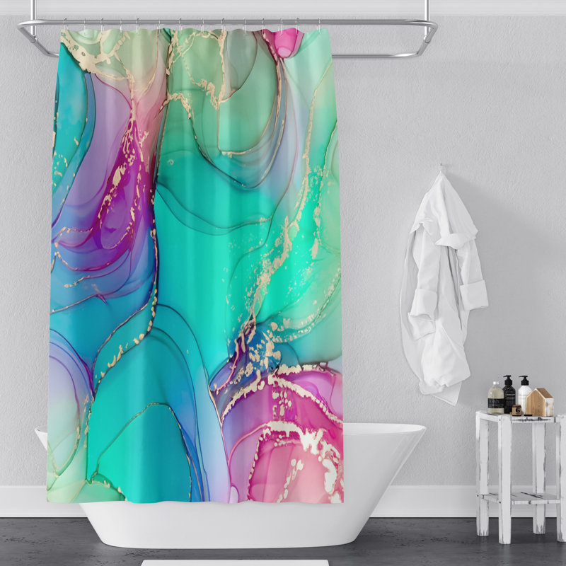 Rideau de douche Dornisha, H 93 po x l 70 po