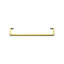 21"X12" Wall-Mounted Rectangular Ceramic Bathroom Sink With Gold Towel Bar & Overflow, Gold Faucet