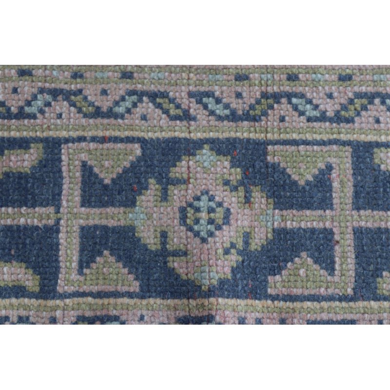 Handmade Turkish Rug With Vintage Pattern Suitable For Indoor Use