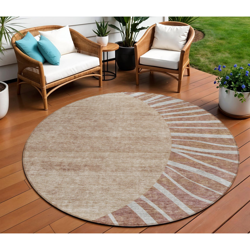 Tapis rond 8 po