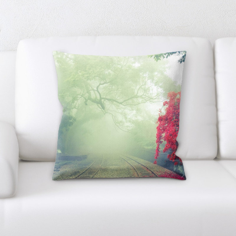 Landscapes Microsuede Reversible Throw Pillow