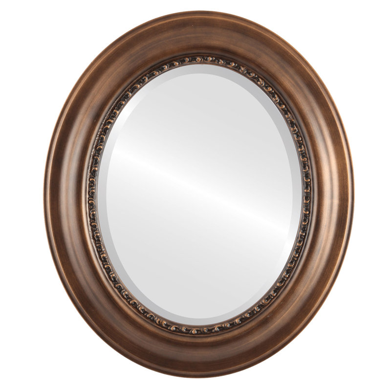 Winchelsea Oval Mirror, 45" x 35", Sunset Gold