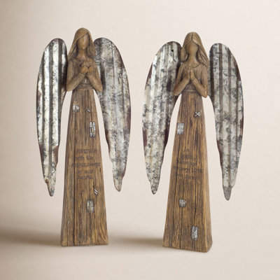 2-Piece Angel Nativity Figurine Set