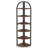71.65 Inch Tall 6 Tier Rustic Corner Shelf, Perfect For Small Spaces And Plant Display In Living Rooms And Offices