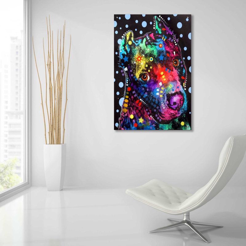 Winston Porter «Companion Pit» par Dean Russo, art mural en verre acrylique ACR-18539, H 36 po x l 24 po x P 0,2 po