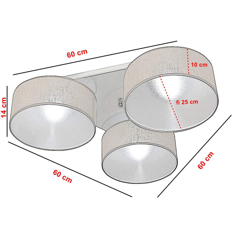 Pulley Semi Flush Mount