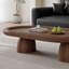 Table basse ovale rétro de style français
