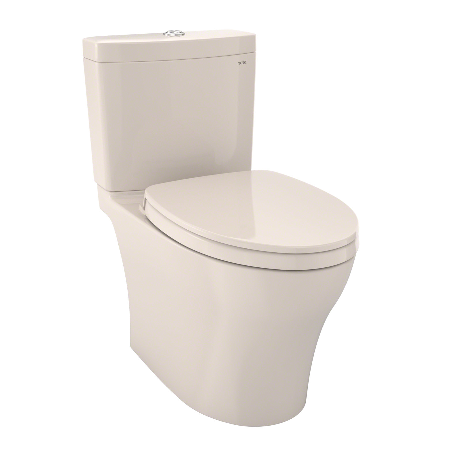 Aquia® IV Dual-Flush 2-Piece Toilet, Sedona Beige, Top