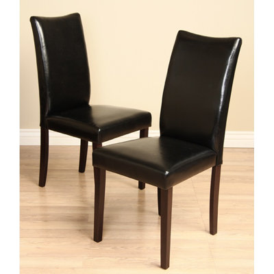Evendale 17'' H Faux Leather Upholstered Side Chair
