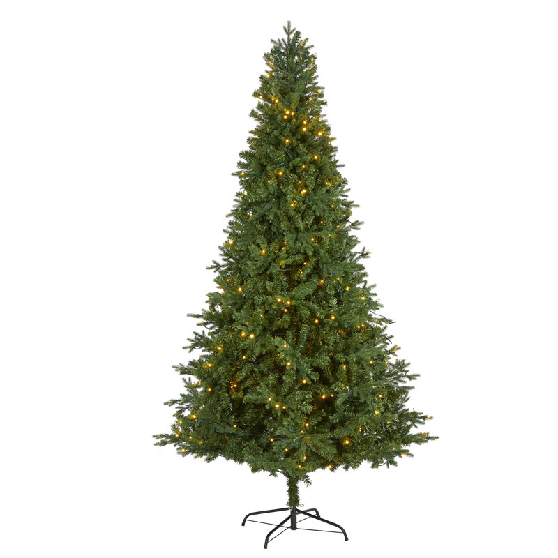 Lighted Artificial Fir Christmas Tree, 8' H