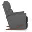 Fauteuil inclinable manuel berçant en cuir Rowan-108531541