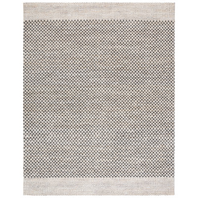Natural Fiber Flatweave Jute & Cotton Abstract Rug
