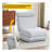 Single Sofa Chair Foldable Single Sofa Bed with Pillow,Portable Foldable Sofa Bed,Leisure Sofa Chair,Easy to Store,Made of Breathable and Wearable Linen-647567482