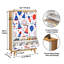 Armoire de rangement pour chaussures avec 3 tiroirs rabattables pour organisateurs de rangement de chaussures