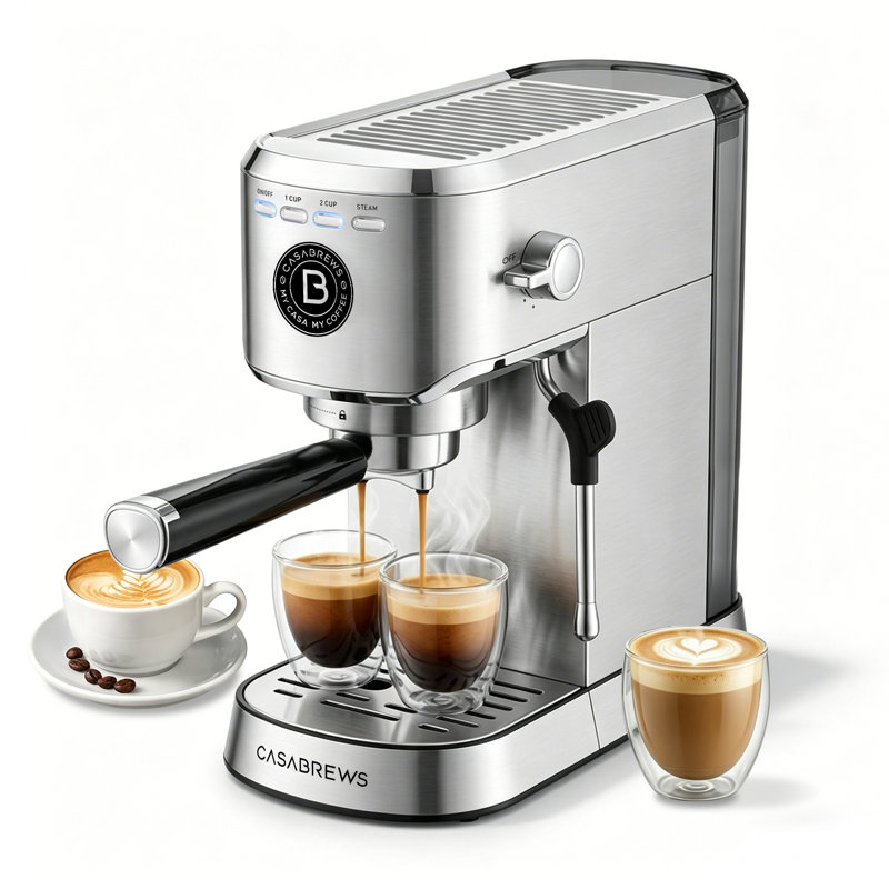 CASABREWS CM5418BASIC 20 Bar Espresso Machine With Milk Frothing System