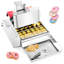 Commercial Automatic Donuts Machine, 6 Rows Donuts Making Equipment, 360 pcs/hour Electric High Power Doughnut Maker, Stainless Steel Frying Auto Fryer, with Intelligent Control