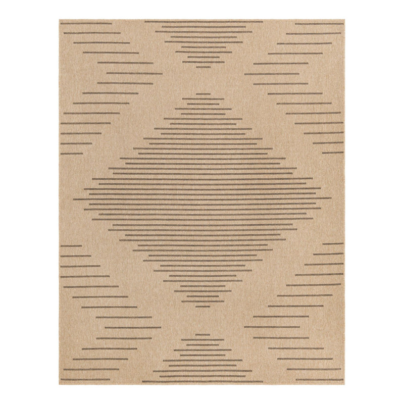 Geometric Indoor Rug, Rectangle 7'10" x 10'