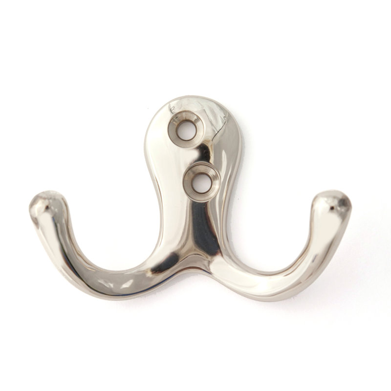 Embassy Robe Hook, Polished Nickel