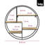 Chacra 4 Piece Circle Floating Shelf