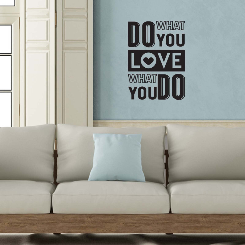 Text & Numbers Wall Decal