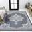 Graysin Vintage Casual Medallion Blue/Cream Indoor/Outdoor Rug-776107830