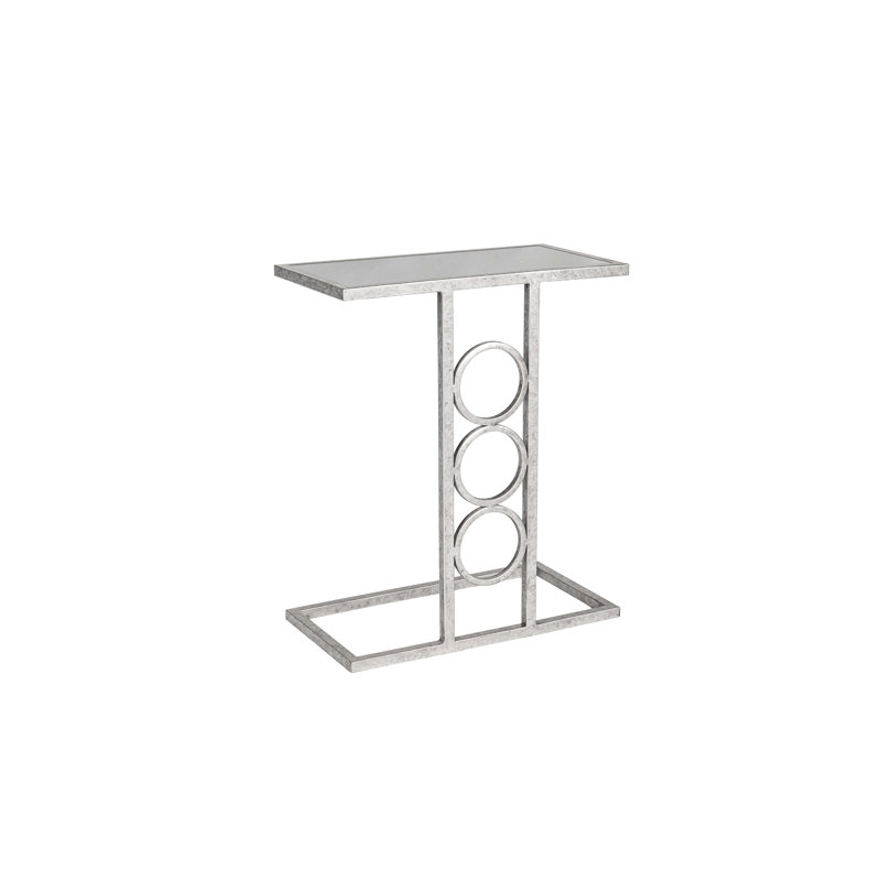 Ringlet End Table, Royal Silver, Royal Silver