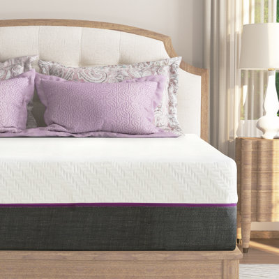 Alwyn Home Winchendon Medium-Firm Gel Memory Foam Mattress - High-Density Support, Motion Isolation &  Removable Cover