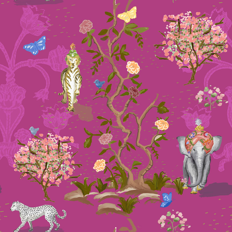 Après-midi promenade, Rose millennial