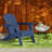 Ergonomically designed resin folding Adirondack chair-328065402
