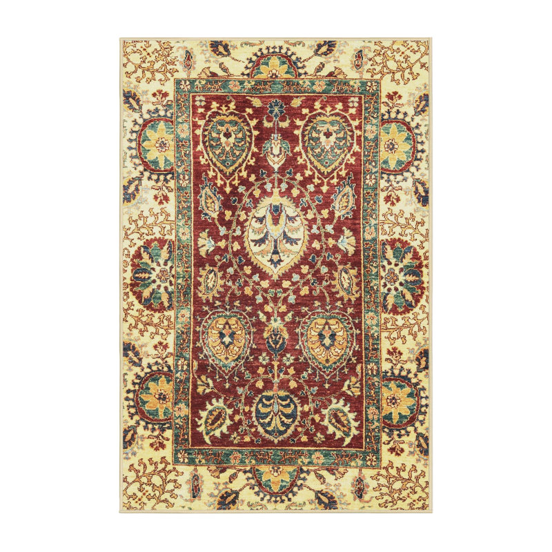 Tapis abstrait moderne 2978, Rectangle de 5 pi x 8 pi