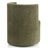 Modern Upholstered Barrel Accent Chair with Rolling Casters-127170651