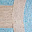 Tapis en laine / coton tissé à la main Mccall en beige / bleu-733657014