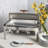Celebrations 9.5 Qt. Rectangular Stainless Steel Chafing Dish 5 Piece