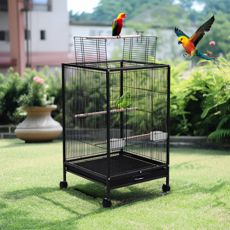 77cm Metal Floor Bird Cage