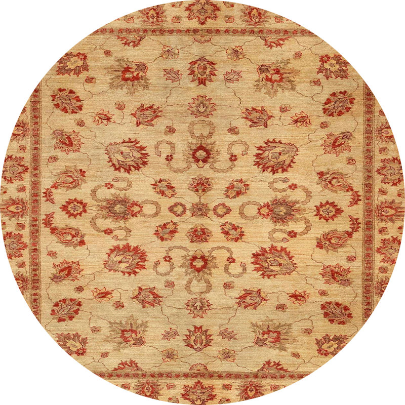 Abstract Indoor Rug, Round 3'