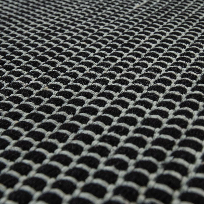 Lorri Rectangle Wool and Cotton Hand Woven Area Rug, Rectangle 160 x 230cm