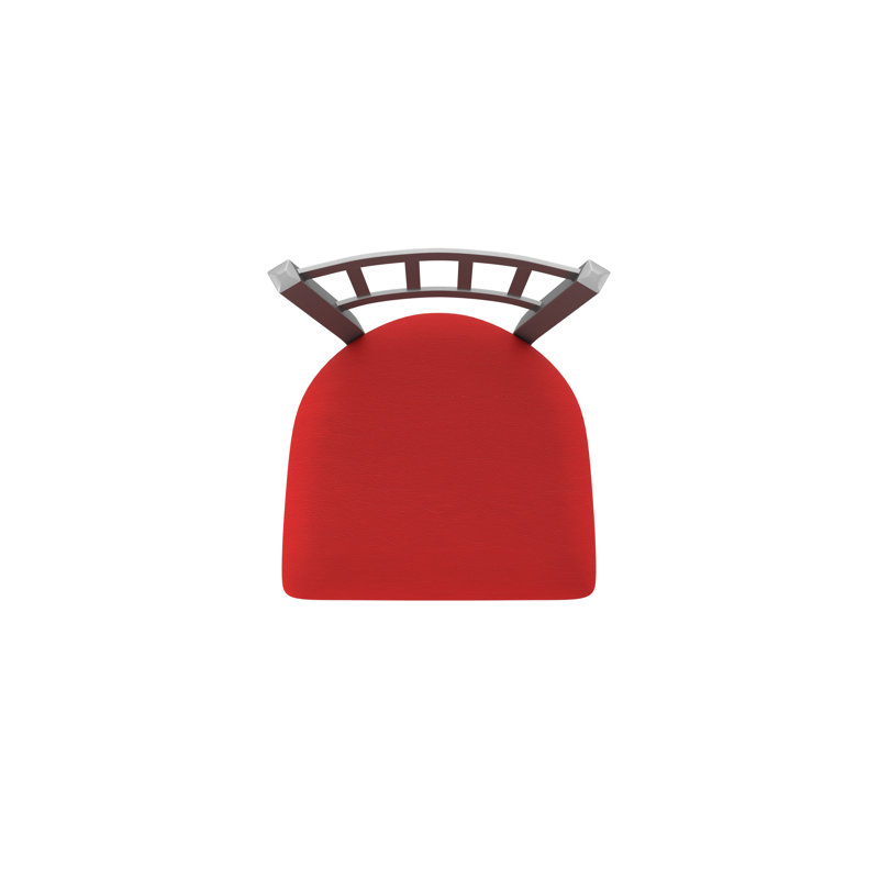 Tabouret pivotant 810 Contessa, Vinyle - rouge Canter, Acier inoxydable, Très grand (siège d'une hauteur de 36 po)