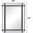 Yolonde Metal Rectangle Mirror-1253866950