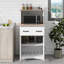 Armoire à micro-ondes avec tiroir de rangement