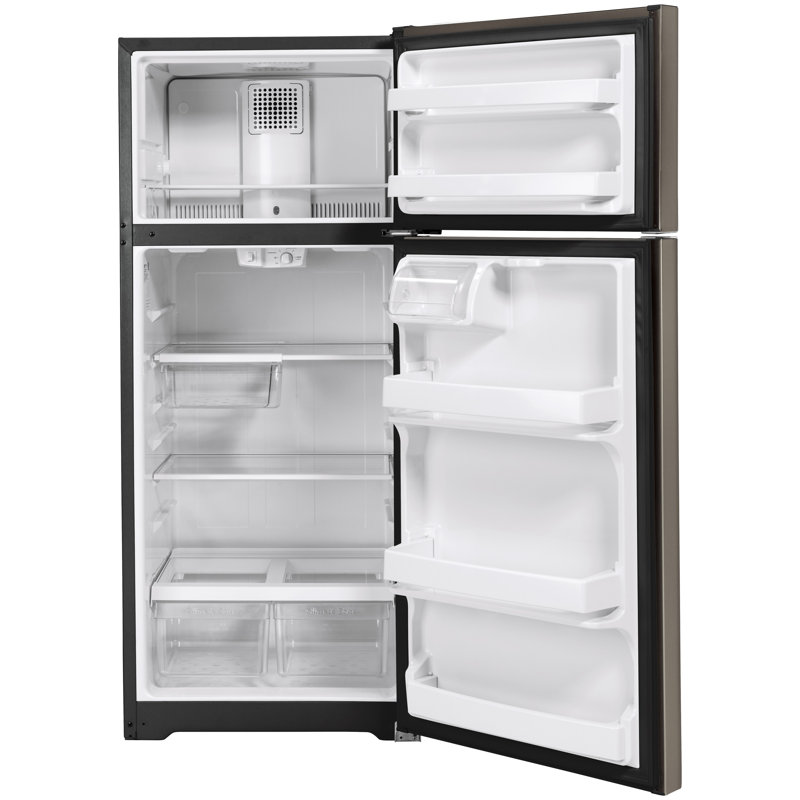 GE® 17.5 Cu. Ft. Top-Freezer Refrigerator, Slate