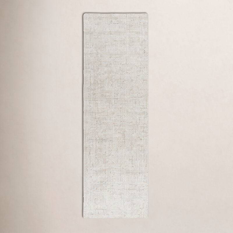 Tapis en laine touffeté à la main Britley, Tapis de couloir 2 pi 6 po x 8 pi