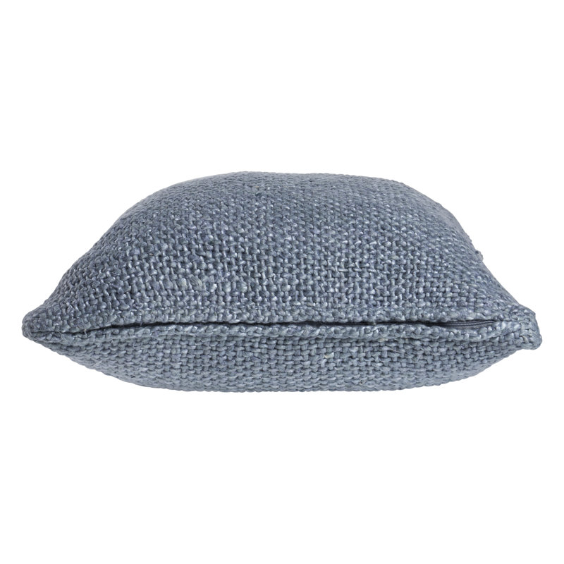 Frost Blue Woven Square Throw Pillow, 20" x 20"